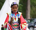 young girl Wind River Indian dancer