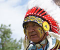 leader of the Wind River Indian dancers