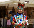 young boy Wind River Indian dancer