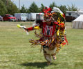 Wind River Indian doing the Frantic Dance