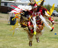 Wind River Indian doing the Frantic Dance