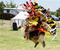 Wind River Indian doing the Frantic Dance