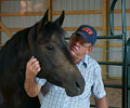 Jay with Will at Four Directions Horse Farm