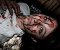 victim of evil doctor at Morbid Nights Haunted House