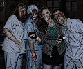 Zombie doctors at the Fort Collins Zombie Crawl
