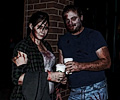 Zombies enjoy drinking beer at the Fort Collins Zombie Crawl