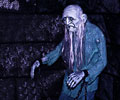 old man in the Scream Theme Haunted House