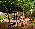 Britony Orwick, Megan Ellis, and Sarah Nicholson at the Swetsville Zoo