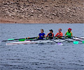 Horsetooth Ache rowing race 4-man boat
