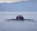 Horsetooth Ache rowing race 4-man boat