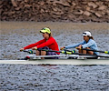 Horsetooth Ache rowing race 2-man boat