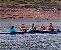 Horsetooth Ache rowing race 4-man boat