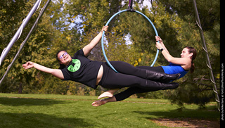 World Hoop Day 2019 - acrobats