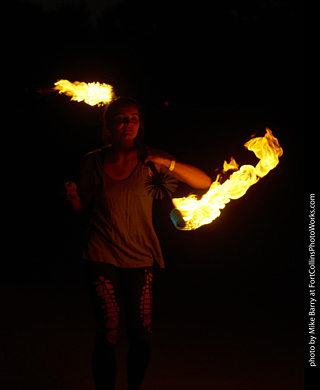 World Hoop Day 2019 - Fire Performer #05