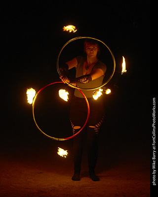 World Hoop Day 2019 - Fire Performer #05