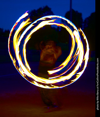 World Hoop Day 2019 - Fire Performer Scooby