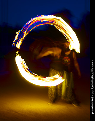 World Hoop Day 2019 - Fire Performer Scooby