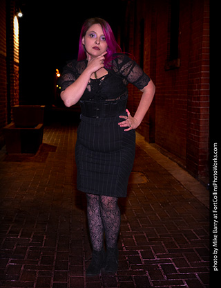 Night in Old Town Model Shoot - Mollie