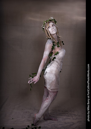 Living Statues model shoot - Mandy
