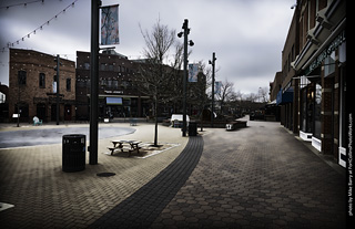 Old Town Fort Collins during COVID19