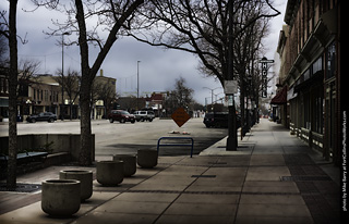 Old Town Fort Collins during COVID19