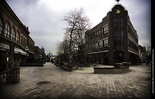 Old Town Fort Collins during COVID19