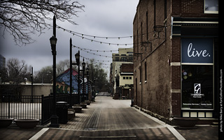 Old Town Fort Collins during COVID19