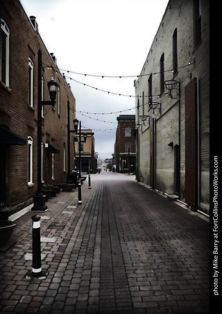 Old Town Fort Collins during COVID19