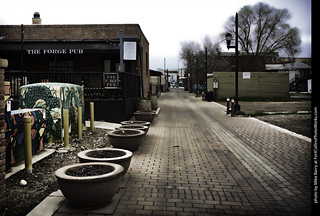 Old Town Fort Collins during COVID19