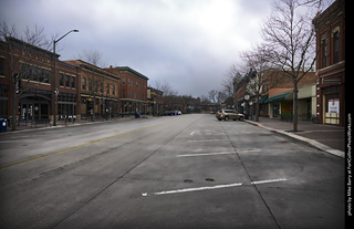 Old Town Fort Collins during COVID19