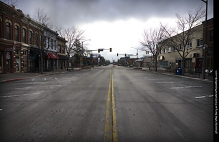 Old Town Fort Collins during COVID19