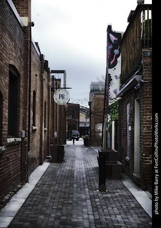 Old Town Fort Collins during COVID19