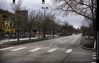 Old Town Fort Collins during COVID19