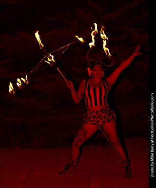 Stephanie - Fire Performer