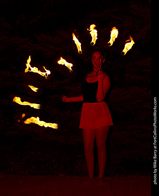 Diana - Fire Performer