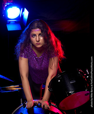 Mirna on Drums