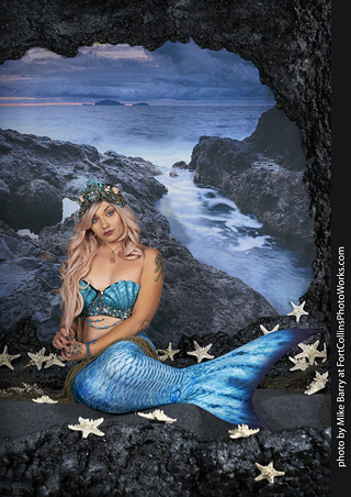 Gemini mermaid shoot