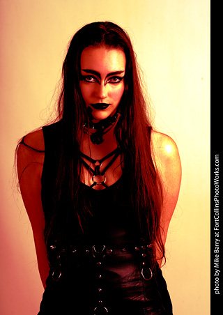 Goth model shoot