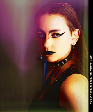 Goth model shoot