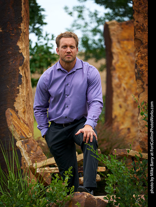 Tony at The Rock Garden