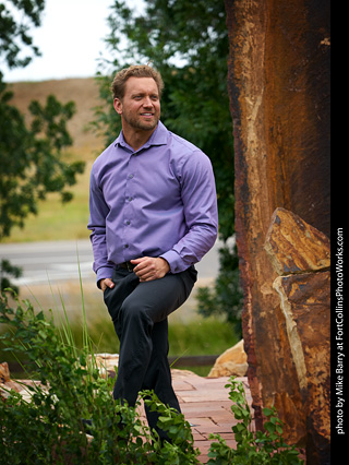 Tony at The Rock Garden