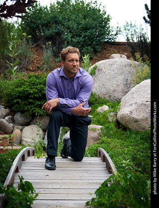 Tony at The Rock Garden