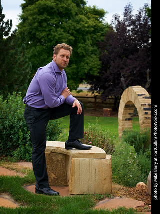 Tony at The Rock Garden