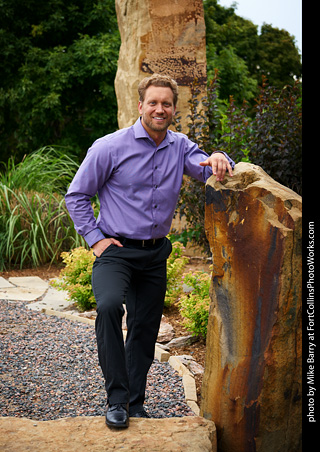 Tony at The Rock Garden