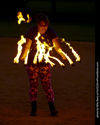 World Hoop Day 2019 - Fire Performer #06