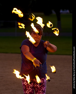 World Hoop Day 2019 - Fire Performer #06