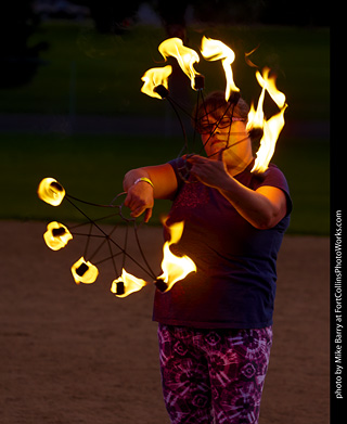 World Hoop Day 2019 - Fire Performer #06