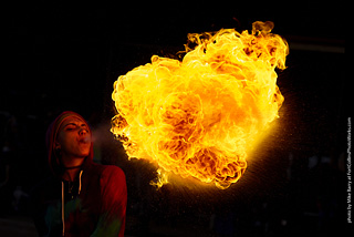 World Hoop Day 2019 - Fire Performer #11