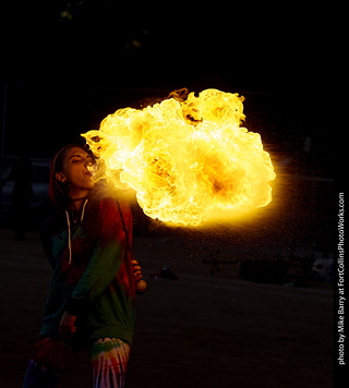 World Hoop Day 2019 - Fire Performer #11