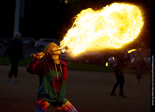 World Hoop Day 2019 - Fire Performer #11